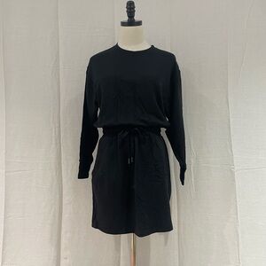 Smash + Tess Long Sleeved Elevate Dress in Midnight Black Size XS